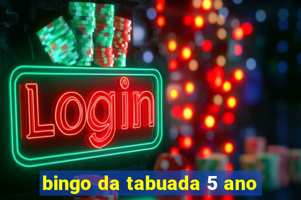 bingo da tabuada 5 ano